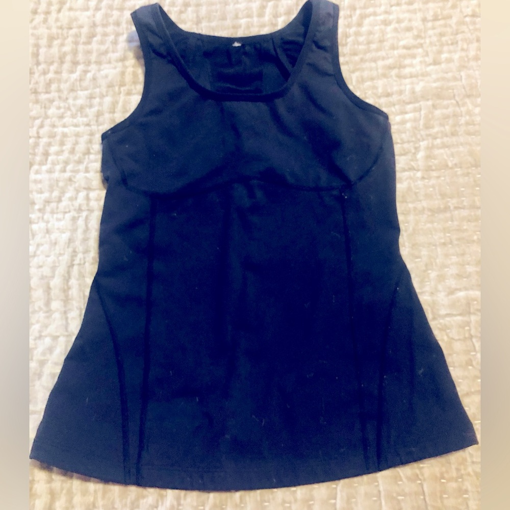 Lucy 
Workout Tank Top
Built In Bra
Black
Small
Women’s